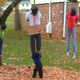 Halloween display at a home at Fort Campbell, Ky., that was deemed offensive before being taken down.
ClarksvilleNow